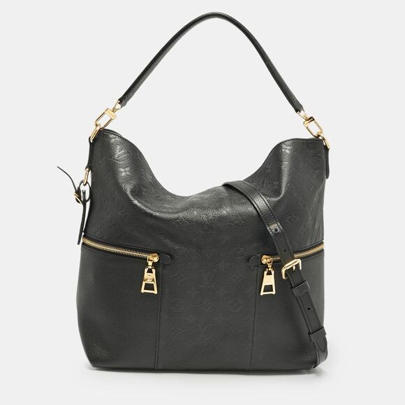 Louis Vuitton Black Monogram Empreinte Leather Melie Bag - Picture 1 of 7